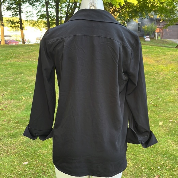 NWT H&M black blouse or light jacket M-L - Picture 3 of 8